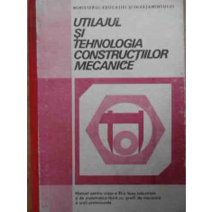 Utilajul Si Tehnologia Constructiilor Mecanice Manual Pentru - Vasile Marginean, Dumitru Teodorescu ,522534