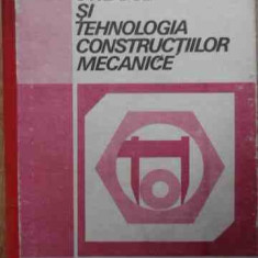 Utilajul Si Tehnologia Constructiilor Mecanice Manual Pentru - Vasile Marginean, Dumitru Teodorescu ,522534