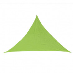 Copertina soare Confort triunghiulara 3.6x3.6x3.6 m, parasolara, UV, rezistenta la apa, vant verde