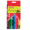 Creioane color Jumbo 10 culori, Herlitz