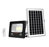 Proiector Solar 200W JORTAN, 130 LED SMD, Telecomanda, IP66, 12H Autonomie, Panou Solar, Lumina Exterior, 200 mp