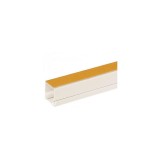 Canal cablu PVC alb cu banda adeziva 20x10mm 2ml/buc Novelite 001 159 020010 20 00