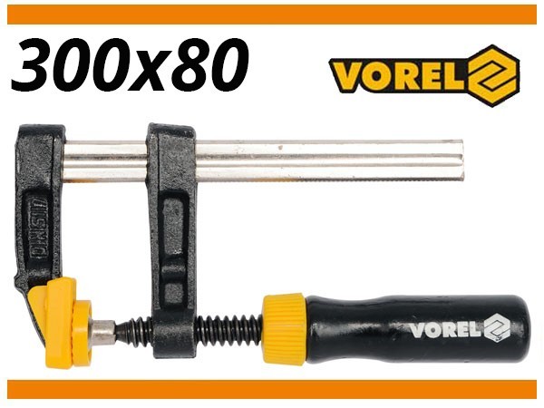 Presa lemn 80 mm x 300 mm TUV VOREL
