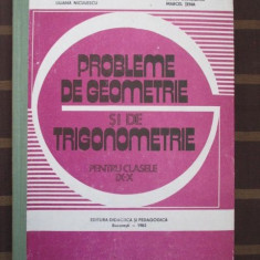 Probleme de geometrie si trigonometrie pentru clasele IX-X-Nicolae Soare,Liliana Niculescu