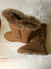 Cizme dama UGG STYLE maro, marime 39 foto