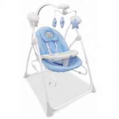 Balansoar Electronic 3 in 1 Asalvo Baby Swing Albastru foto