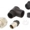 Conector M9 Mufă Tată Aurit 125V IP67 4 PIN Pe Cablu