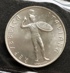 Italia 500 lire 1985 Etruschi argint UNC foto