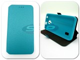 Husa Flip Cover Turcoaz cu Magnet si Stand pentru Microsoft Lumia 540 Dual SIM