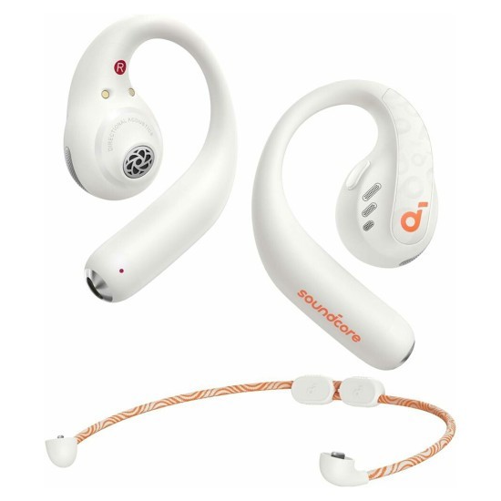 Casti Wireless pentru Sport, Bluetooth, Waterproof - Anker AeroFit (A3871G21) - White