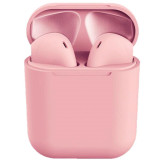 Cumpara ieftin Casti wireless audio EVO Buds Inpods 12, Bluetooth 5.0, Touch, Pink