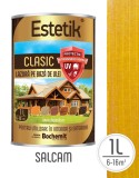 Lazura lemn ESTETIK CLASIC 1L SALCAM, protectie UV
