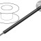 Cablu HookUp Wire PTFE negru 26AWG