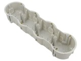 Carcasă electrică SEZ DK KUP 68 LP/4 SK gri 286x45mm pentru montaj &icirc;n perete
