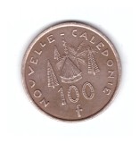Moneda Noua Caledonie 100 francs/franci 2004, stare buna, curata, Australia si Oceania, Cupru-Nichel