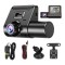 Camera auto tripla DVR 1080P ecran 2.4 inch inregistrare automata