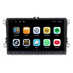 Navigatie dedicata cu Android VW Skoda, Seat 2GB RAM, Radio GPS Dual Zone, Display HD IPS 9 Touchscreen, Internet Wi-Fi, Bluetooth, MirrorLink, USB