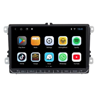 Navigatie dedicata cu Android VW Skoda, Seat 2GB RAM, Radio GPS Dual Zone, Display HD IPS 9 Touchscreen, Internet Wi-Fi, Bluetooth, MirrorLink, USB foto