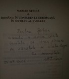 Romanii in confluenta europeana in secolul al XVIII-lea... / M. Stroia dedicatie