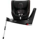 Scaun Auto Rotativ Britax Romer Dualfix M i-Size Cool Flow Black, 3 luni - 4 ani (61-105 cm), Isofix, Siguranta ADAC, Fabricat in Germania