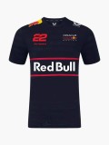 Red Bull Racing tricou de bărbați Yuki Tsunoda official Teamline Replica navy F1 Team 2025 - L, Castore