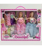 2 Păpuși cu Haine &icirc;n Cutie