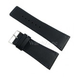 Cumpara ieftin Curea ceas HAND MADE Neagra Cusatura Albastra 24mm 26mm 30mm