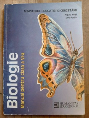 Biologie. Manual pentru clasa a VI-a- Aglaia Ionel, Zoe Partin foto