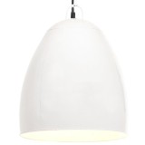 Lampa suspendata industriala, 25 W, alb, 42 cm, E27, rotund GartenMobel Dekor, vidaXL