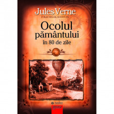 Ocolul pamantului in 80 de zile, autor Jules Verne