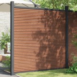 vidaXL Set panouri pentru gard, maro, 173x186 cm, WPC