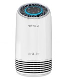 Purificator Tesla Air3 LITE, CADR 110 m3/h, Indicator filtru, Sleep Mode, Timer, Filtru HEPA+Carbon Activ, Alb