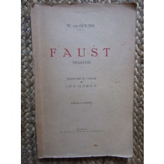 Goethe - Faust traducere de Ion Gorun