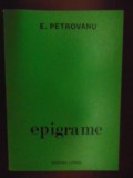 Epigrame- E. Petrovanu