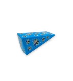 Cutie In Forma De Felie de Tort Din Carton pentru dulciuri, model Baby Mickey, albastru inchis