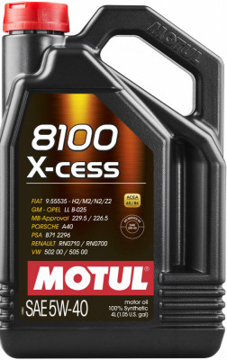 Ulei Motor Motul 8100 X-Cess 5W-40 4L 104256 foto