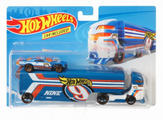 HOT WHEELS SET CAMION SI MASINA SPEEDWAY HAULER foto