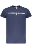 Cumpara ieftin ACCADEMIA MILITARE Tricou barbati, cu imprimeu central, Regular fit, Bleumarin, S