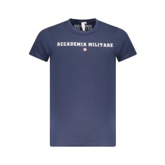 ACCADEMIA MILITARE Tricou barbati, cu imprimeu central, Regular fit, Bleumarin, S