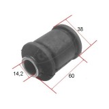 Bucsa brat suspensie, Suport trapez Ford Galaxy; Seat Alhambra; Vw Sharan Corteco 21653104, parte montare : punte fata, dreapta, stanga, spre fata