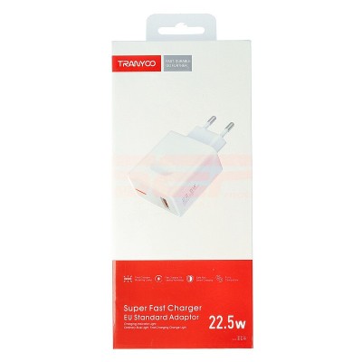 Adaptor priza USB Fast Charge TRANYOO 22.5W T-EU4 foto