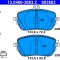 ATE 13.0460-3883.2 set placute frana,frana disc