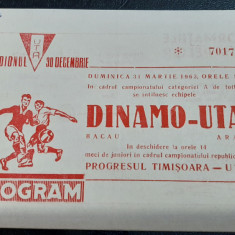 program UTA - Dinamo Bacau