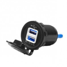 Adaptor bricheta USB Gniazdo USB DC 12-24V; DC 5V/3.1A (Motorcycle)