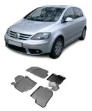 Cumpara ieftin Set covorase auto din cauciuc tip tavita fit Volkswagen Golf Plus 2005 - 2009 - 5 buc, Umbrella