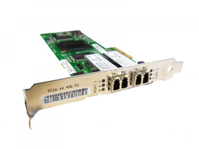 Placa de retea HP Qlogic QLE2462-HP Dual Port 4GB AE312-60001 407621-001 PX2510401-69 foto