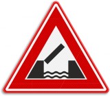 Semn de circula&Aring;&pound;ie pentru pod mobil