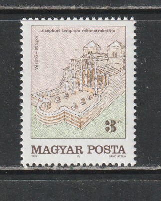 Ungaria 1989 - Monument Istoric 1v MNH foto