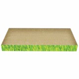 Zgarietor din carton pentru pisici, 48.26x22.86x5.08 cm, Verde
