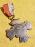 CRUCE GERMANA-MEDALIE-PREMIU DIN ARGINT 800 -GERMANIA 1924